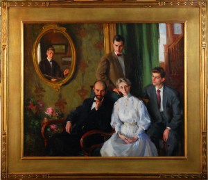 Portrait of the Hirschberg/Nelson family by George Laurence Nelson
