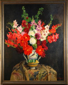 Floral painting by Nelson, Kent Historical Society