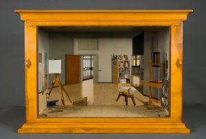 Perspective Box Jimmy Sanders (American, b. 1963) Perspective Box, 2007 Wood, oil paint, 28 x 36 x 28 in. New Britain Museum of American Art, New Britain, CT Photo courtesy of Hirschl & Adler Modern, New York