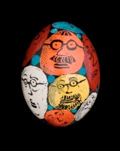 Roz Chast Painted Egg © Roz Chast
