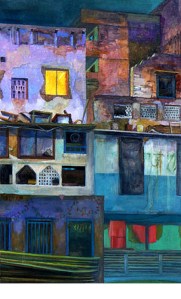 Kathryn Myers | Ascendance | Gouache on Paper | 8 x 5 | 2013