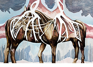 Stass Shpanin | The Last Sigh of Sleipnir | Oil on Canvas | 64 x 94 | 2013