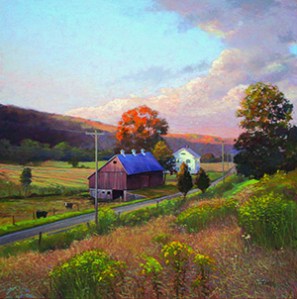 Thomas_Adkins_Golden_Rod_Fields-Woodbury_24x24_oil_-