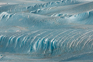 Wind Formation, Victoria Lower Glacier. Photograph by Diane Tuft