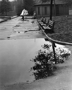 Homing Ship, Central Park, New York, 1944 by Andre Kerteasz