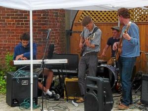 Local band Branchwater performed in Cobble Court during Litchfield’s inaugural Night Out in June. (Register Citizen File Photo)