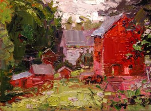 Magadini The Outskirts 12 x 16 oil