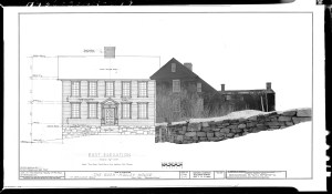 Bush-Holley House, front & side view with addition”, 2016, archival ink-jet print