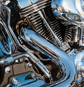 Allan Gorman, "A Nice Day for a Ride," Oil on canvas, 40 x 40 inches.