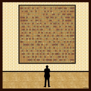 David Sheksin, "The Control Group -- Museum Viewer," Original digital print, 24 x 24 inches.