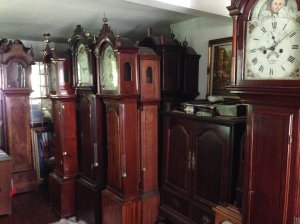 Tall Case Clocks In LR