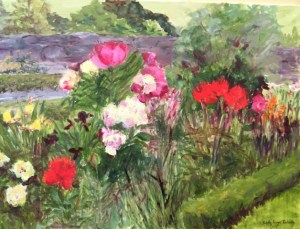 George’s Garden by Hitchy Rahilly  oil